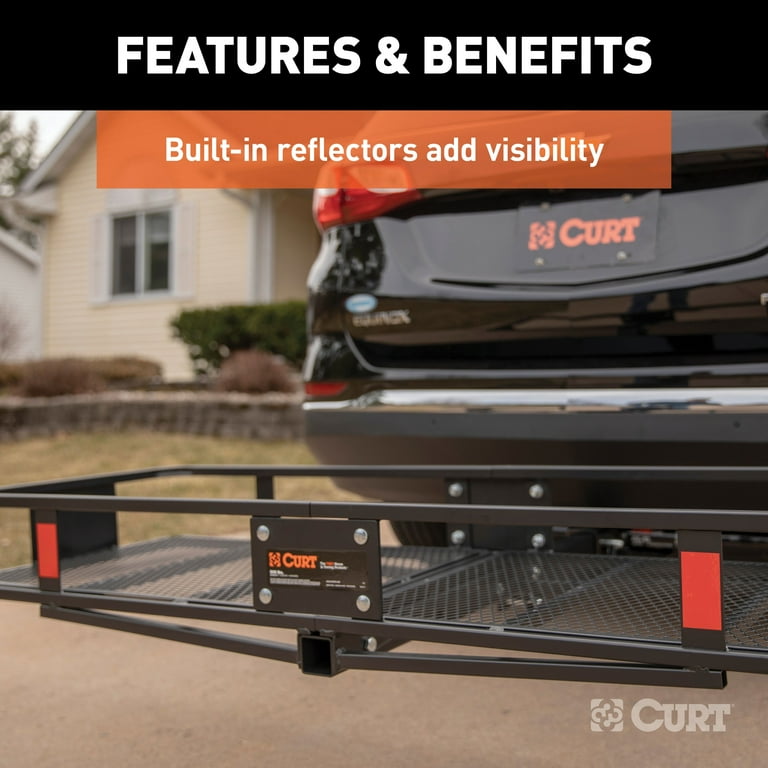 Curt 18151 Tubular Steel 60 Inch Basket Style Cargo Carrier w
