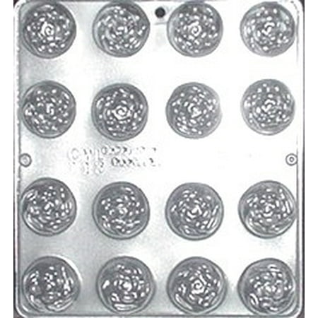 Yellow Rubber Mint Mold - 113 Rose Mint Chocolate Candy Mold