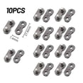 thumbnail image 2 of Chainsaw Chain Repair Kit 10pcs Steel Master Links for 325 404 Large/Small 8 Chains, 2 of 5