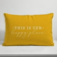 thumbnail image 4 of Creative Products This Is Our Happy Place Yellow 14x20 Indoor / Outdoor Pillow, 4 of 8