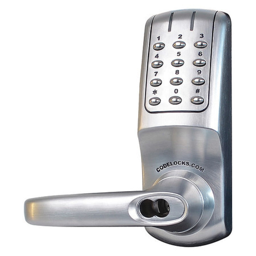CODELOCKS CL5210ICBS Electronic Key Lock,Brushed Steel