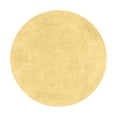 thumbnail image 2 of HOME WEAVERS Waterford Collection Cotton Round Bath Rug, 22" Round, Yellow, 2 of 9