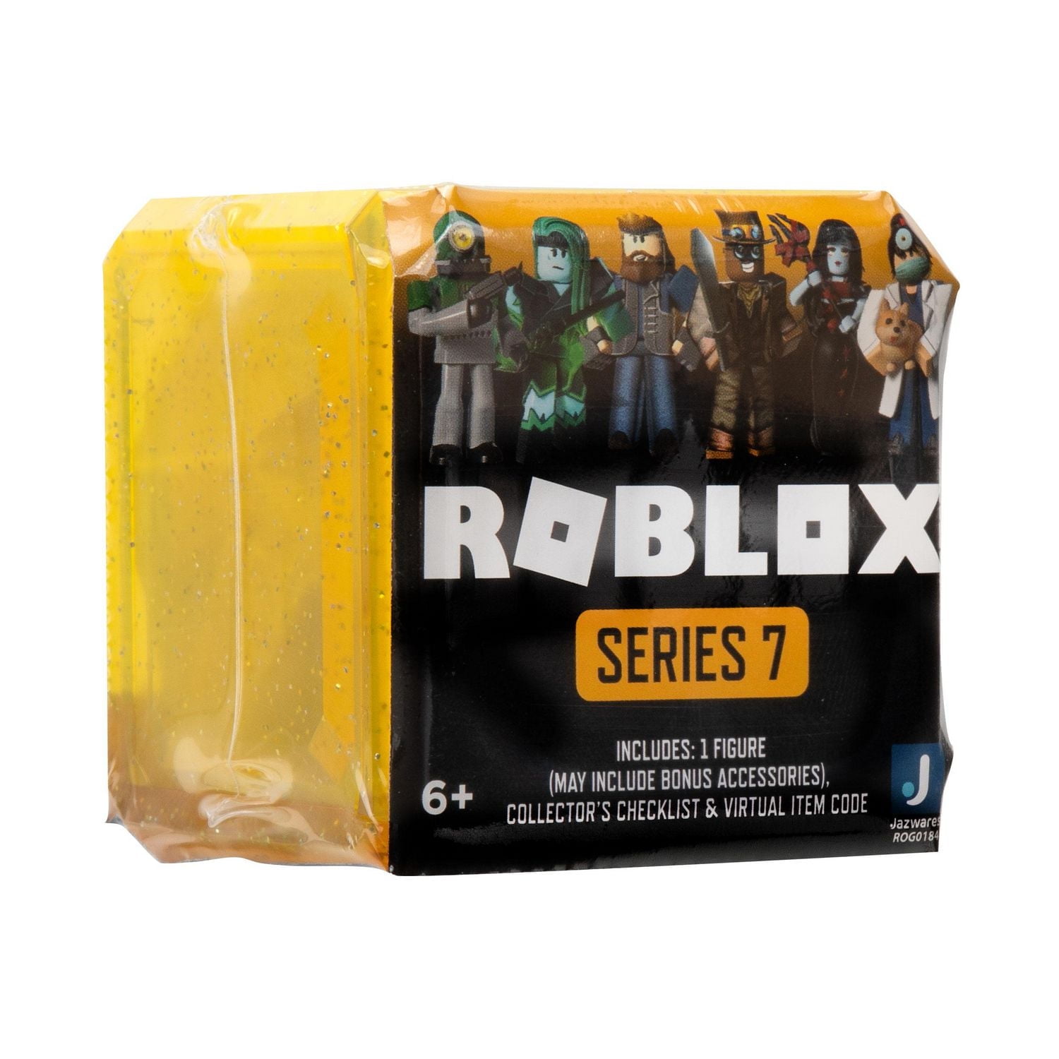 Roblox célébrité Figurine mystere Assortiment Jaune Fluo