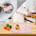 thumbnail image 3 of Yayeee Dish Drying Mat for Kitchen Counter 18" x 24" Microfiber Super Absorbent Coffee Decorative Pad, Love in The Air, 3 of 9