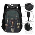 thumbnail image 3 of Disketp Stylish Avian Gathering Mochila de Viaje Estampada para Laptop con Puerto de Carga USB, Mochila Impermeable para Computadora – Regalo para Hombres y Mujeres, 3 of 7