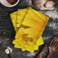 thumbnail image 3 of Towel Wipe Things House Kitchen For Utensils Dishcloth Towels Hand Cloths Cleaning Microfiber Flower Yellow Blossoms Sunflower, 3 of 6