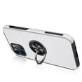 thumbnail image 2 of For Apple iPhone 8 Plus/7 Plus CHIEF Oil Painted Magnetic Ring Stand Hybrid Case Cover - Silver, 2 of 6
