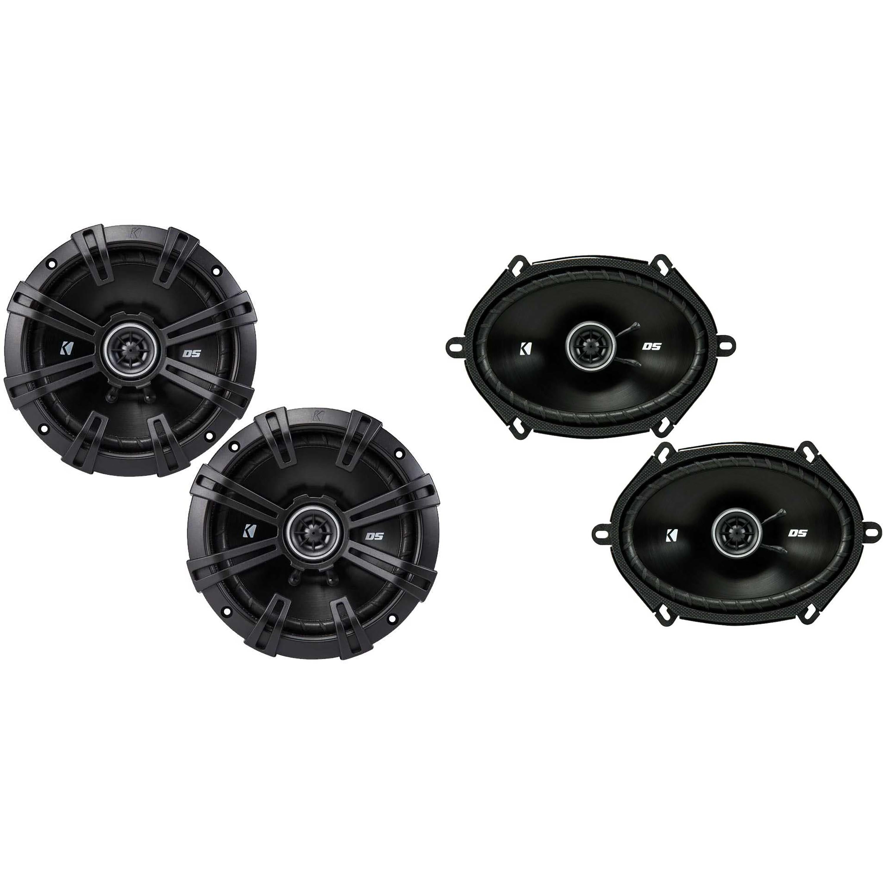 Kicker, Coaxial Speakers, DSC650 6.5-Inch, 4-Ohm bundle - Walmart.com