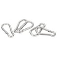 thumbnail image 2 of Spring Snap Hook, 40mm Carabiner Clip  Stainless Steel  For Outdoor For Camping, 2 of 8