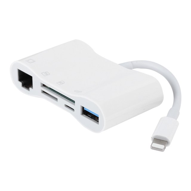 Lector de tarjetas telefónicas, Adaptador NK‑1034 5 en 1 para lector de tarjetas OTG para adaptador IO Storj Materiales ecológicos