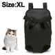 thumbnail image 1 of Mochila transportadora para perros, con patas hacia afuera, mochila transportadora para mascotas orientada hacia perros pequeños, medianos y grandes, manos aprobadas por aerolíneas, bolsa de viaje, 1 of 8