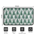 thumbnail image 5 of Green Christmas Tree Pattern Door Rugs,Washable Non Slip Door Mats Indoor,Decorative Door Mats,Entry Mat Indoor for Entrance,Bedroom,Kitchen,Bathroom,30"x17", 5 of 6