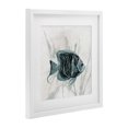 thumbnail image 3 of Stupell Industries Something Fishy Aquatic White Framed Print Under Glass design by Jacob Q, 13 x 13, 3 of 10