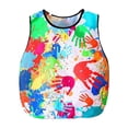 thumbnail image 1 of Bata de arte para niños, bata de pintura, ligera, fácil de limpiar, impermeable, delantal para S, 1 of 9