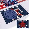 thumbnail image 2 of Beautynvta 4th of July Placemats, Patriotic Linen Table Mats, America Flag Stars Stripe Place Mats for Independence Memorial Day Party Kitchen Dining Decoration, 11.8x17.7 In, 2 of 6