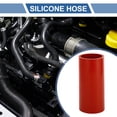 thumbnail image 2 of Unique Bargains 1 Pcs 150mm/5.91" Length 0 Degree Straight Coupler Silicone Hose Car Silicone Hose Coolant Hose Universal Red 60mm/2.36" ID, 2 of 7