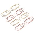 thumbnail image 5 of 50 Uds. De Mini Clips de papel de oro rosa y 50 Uds. De oro, pinzas de papel de oficina de Metal portátiles con bonito corazón para clasificación de documentos, 5 of 5
