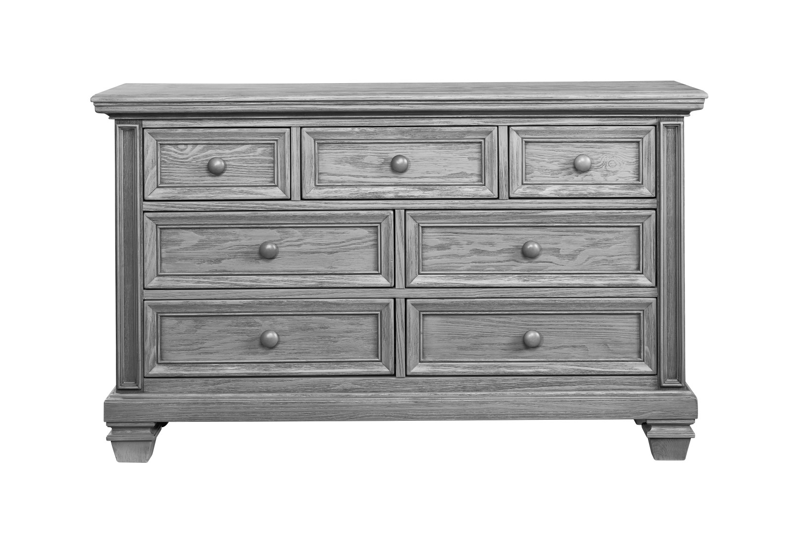 Oxford Baby Richmond 7Dr Dresser Brushed Gray