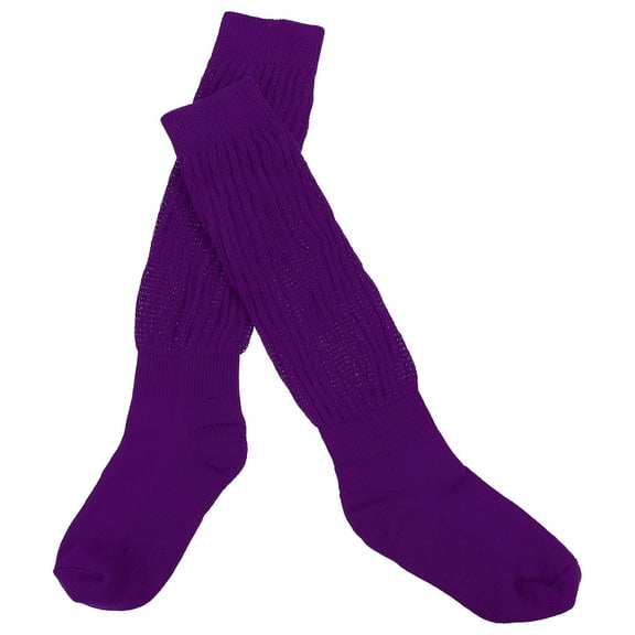 Raindrops Purple Unisex Socks with Piled Style for Warm Keeping Made of Cotton Comfortable and Elastic One Pair