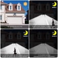 thumbnail image 3 of E T EASYTAO | Luces Solares 2 Paquetes, 108 LED L&aacute;mpara 3 Cabezales Ajustables Exterior Luz LED, 3 Modos 270 &deg; L&aacute;mpara Solares Exterior IP65 con Sensor de Movimiento para, 3 of 7