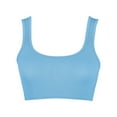 thumbnail image 1 of Timegard Womens Tank Tops Yoga Workout Running Round Neck Cropped Tops Knitted Quick Drying Sleeveless Top, 1 of 2