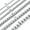 Silver 2mm, variant on 16"-40" Hot Square Rolo Stainless Steel Round Box Chain Necklace for Men Women