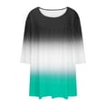 thumbnail image 6 of Youyipin Womens Tops Plus Size Summer Tops Flowy Pleated T Shirts Crew Neck Short Sleeve Blouses Casual Loose Tunics Tee, 6 of 6