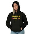 thumbnail image 4 of Retro PACMAN Game Power Up Fruit Hoodie Sweatshirt Women Men Brisco Brands S, 4 of 6
