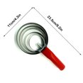 thumbnail image 4 of Ruiboury Stainless Steel Itching Brush Easy To Easy To Clean Red Made With Stainless red 5 circles, 4 of 6
