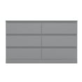 thumbnail image 6 of Brindle 6 Drawer Dresser, Cool Gray, by Hillsdale Living Essentials, 6 of 24