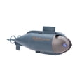 thumbnail image 2 of Sumergible, Mini RC Submarino Barco de control remoto Mini RC Barco RC Race Boat 6CH Regalo Juguete TOMSHOO Azul, 2 of 7