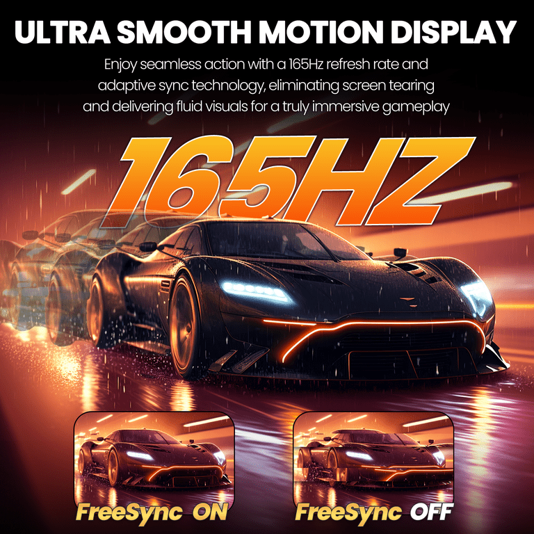 CRUA 34" Ultrawide 165Hz Gaming Monitor photo 5