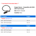 thumbnail image 2 of Oxygen Sensor - Compatible with 2004 - 2007 Ford Freestar 2005 2006, 2 of 2