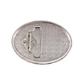 thumbnail image 3 of CTM  Ornate Floral Silver Belt Buckle (Women), 3 of 4