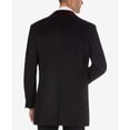 thumbnail image 2 of Tallia Mens Wool Blend Contrast Velvet Top Collar Coat Medium Black - NWT $495, 2 of 7