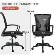 PayLessHere Black Ergonomic Gaming Chair - Adjustable Mesh w/Lumbar Support