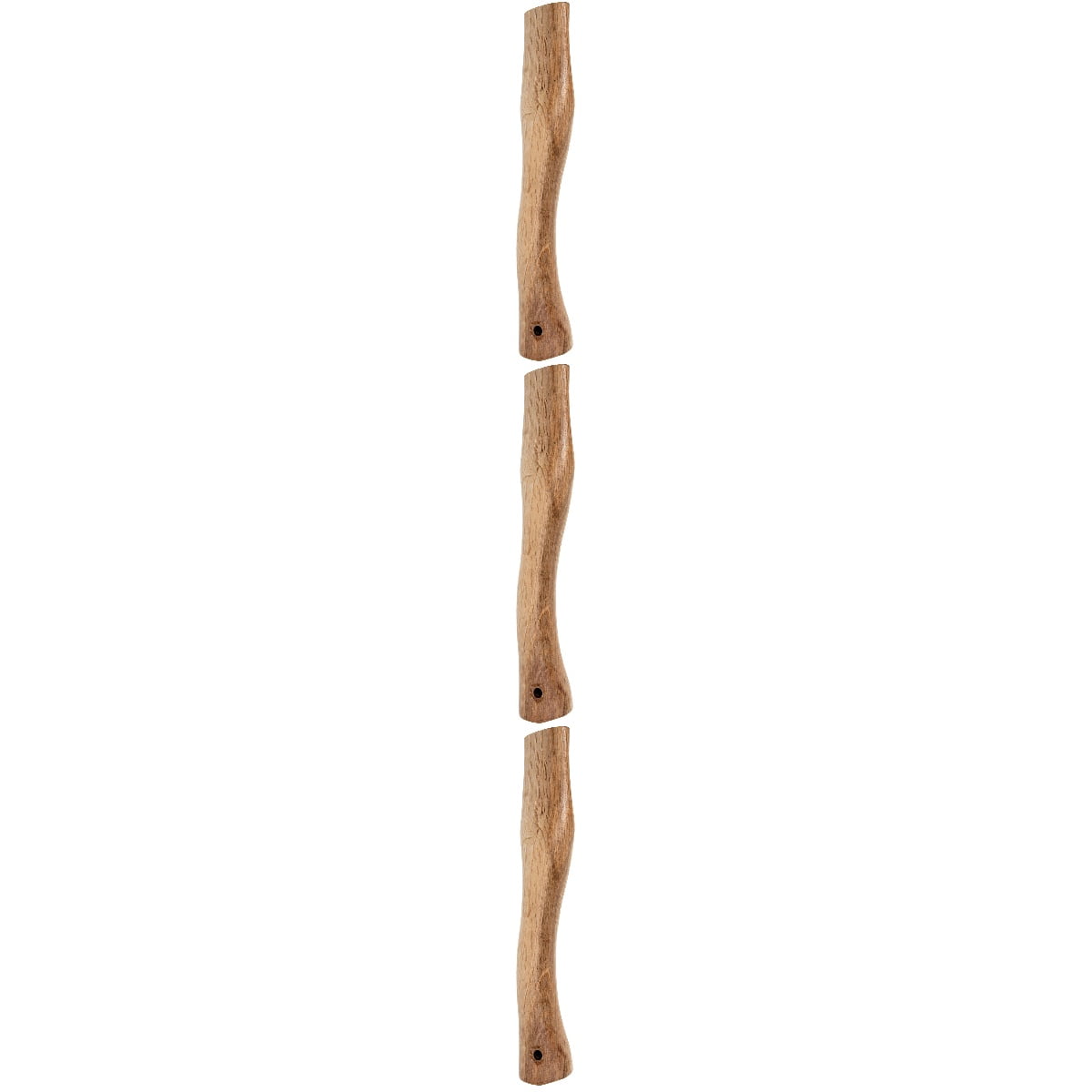3pcs Wooden Handle Hatchet Handles Wood Replacement Handle for Camp Chopping Hatchet Scout Use 27x4.5cm