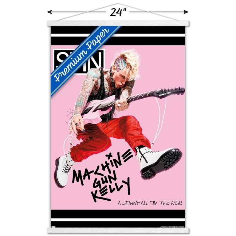 SPIN Magazine - Machine Gun Kelly 20 Wall Poster with Magnetic