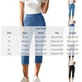 thumbnail image 3 of LEKWK Skinny Capri Jeans for Women Stretch High Rise Comfy Denim Pants with Pockets Slim Fit Pull on Capris Cropped Pants Summer Fashion Casual 0utfits, 3 of 9