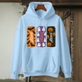 thumbnail image 5 of LUOGENLI Chandails à Capuche pour Hommes Graphiques Course Halloween Chandail à Capuche Graphique Chandail à Manches Longues à Enfiler avec Imprimé Décontracté Confortable Veste Douce pour Automne Hiver Chandails à Capuche pour Hommes Graphiques Anime Bleu2 Taille P, 5 of 5