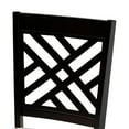thumbnail image 5 of Bowery Hill 18.5" Modern Rubber Wood Dining Chair in Chocolate (Set of 2), 5 of 7