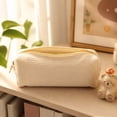 thumbnail image 4 of Lksixu Corduroy Pencil Pouch, Large Capacity Solid Color Pencil Case with Zipper, Aesthetic Stationery Organizer, Lightweight & Spacious Pencil Bag, Portable Travel Cosmetic Makeup Bag, 4 of 7