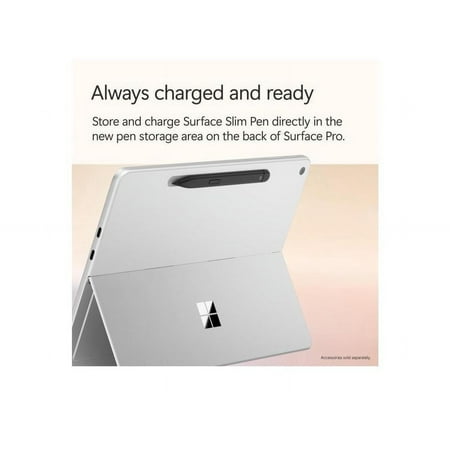 Microsoft - Surface Pro - Copilot+ PC - 12" Touch-Screen - Snapdragon X Plus - 16GB Memory - 512GB SSD - Device Only (Latest Model) - Platinum