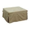 thumbnail image 5 of HomCom Twin Size Folding Convertible Sleeper Bed Ottoman with Slipcover, Beige, 5 of 9