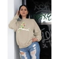 thumbnail image 2 of Foliage And Feathers Ii Sweatshirt Women -June Erica Vess Designs, Female 3X-Large, 2 of 4