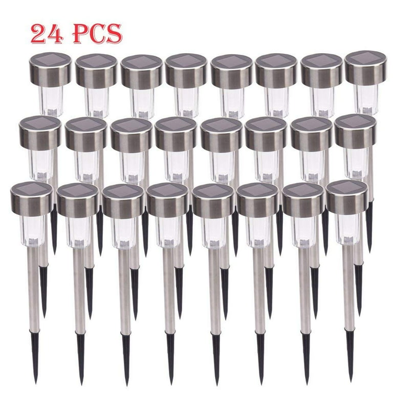 10pcs Solar Power LED Lawn Lamps Landscape Lights with Lampshades 5W High Brightness Yard Lights For Garden, Ground Path, Walkway, & Driveway White 10pcs Solar Power LED Lawn Lamps Landscape Lights with Lampshades 5W High Brightness Yard Lights For Garden, Ground Path, Walkway, & Driveway White