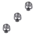 thumbnail image 4 of Wosthever Escudo facial de Halloween Media espuma Guardia facial Fiesta Etapa Cosplay Traje Danza Prop, Negro Type1 NO1, 4 of 6
