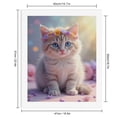 thumbnail image 2 of Paint by Numbers Kit for Adults, Cute Kitten Blossoms Portrait Paint by Numbers, Easy Paint by Numbers Kit for Adults Beginner, DIY Adult Paint by Number Kits on Canvas, Home Decor 12x16in, 2 of 7