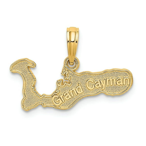 FJC Finejewelers 14k Yellow Gold Grand Cayman Island Charm