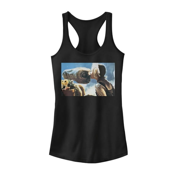Junior's E.T. the Extra-Terrestrial Bertie Sister Love Racerback Tank Top Black X Small
